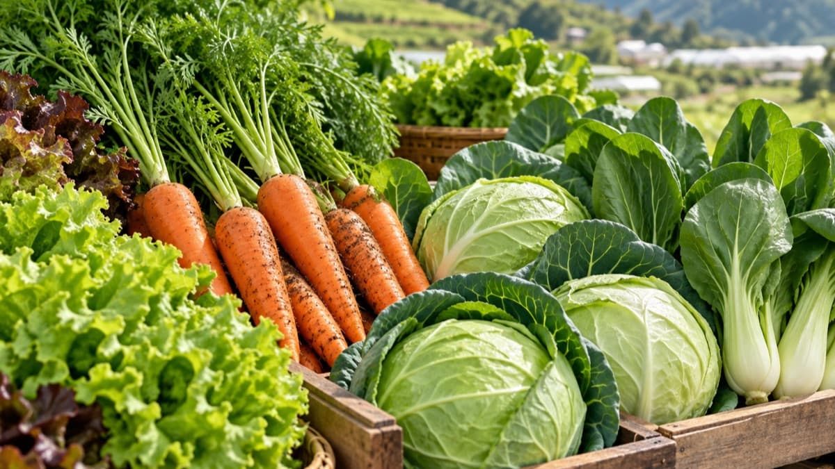 Surplus highland vegetables from Benguet farms