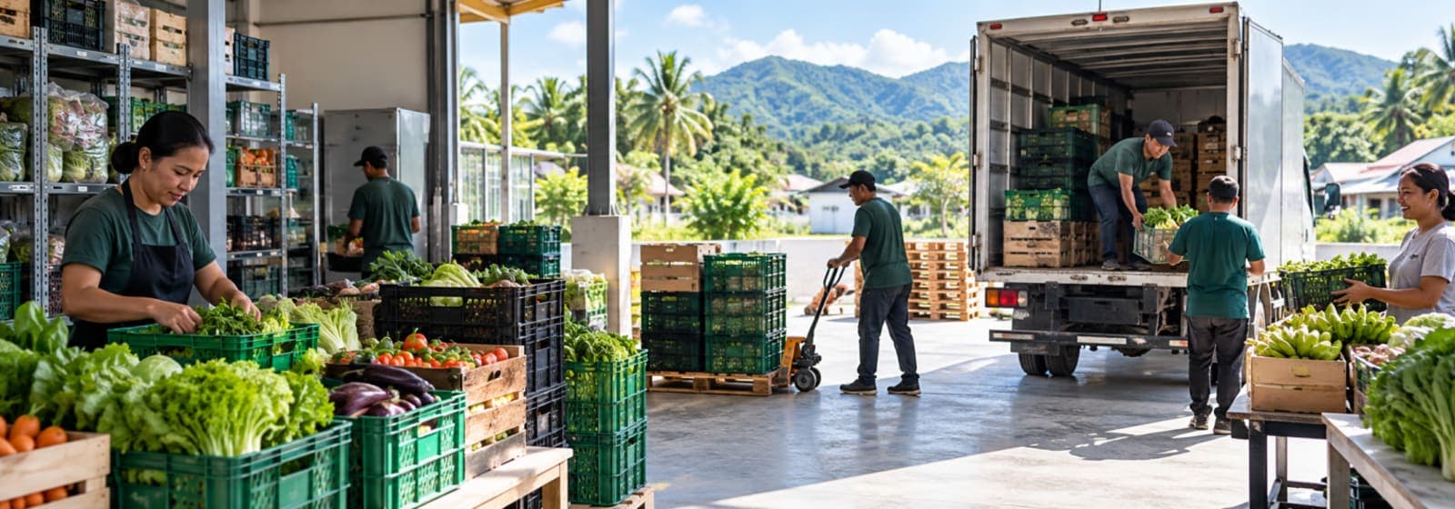 Proceza Origin Hub — La Trinidad — Receiving • Consolidation • Cold Storage